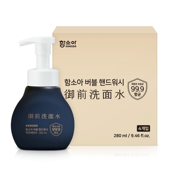 함소아 버블 핸드워시 280ml 4개입 세트