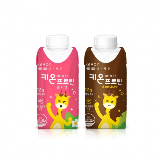 [첫 구매 전용✨]함소아 키온 KEYON 프로틴딸기맛/초코바나나맛 200ml x 2팩