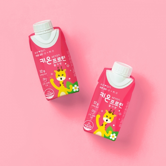 [첫 구매 전용✨]함소아 키온 KEYON 프로틴딸기맛/초코바나나맛 200ml x 2팩