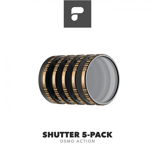 [폴라프로]오즈모 액션 셔터 5팩 렌즈필터 시네마시리즈 Osmo Action Shutter 5-Pack ND4, ND8, ND16, ND32 & ND64