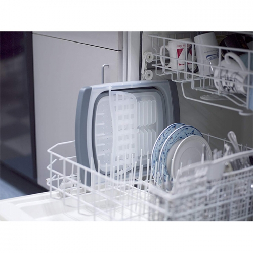 접이식 식기건조대 캠핑용 공간절약 주방 Progressive Collapsible Over-The-Sink Dish Drainer