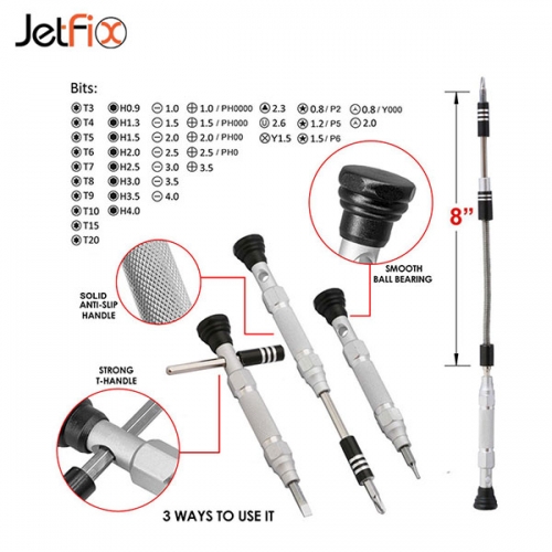 드론 카메라 안경 시계 수리 휴대용 드라이버 Jetfix Screwdriver Set