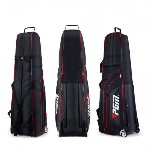 바퀴달린 명품 프리미엄 골프백 방수커버 골프 항공백 항공커버 트래블 골프백 Folding travel golf bag with wheel