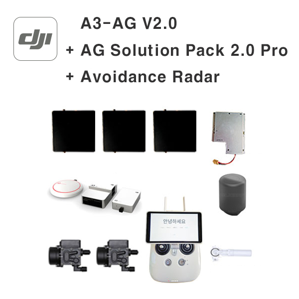 DJI A3-AG V2.0 + AG Solution Pack 2.0 Pro + Avoidance Radar
