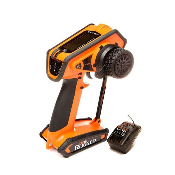 스펙트럼 최신형 5채널 조종기 Spektrum DX5 Rugged DSMR TX Orange w/SR515 DSMR 5 CH Receiver 수신기 포함 세트-오렌지 한정버전