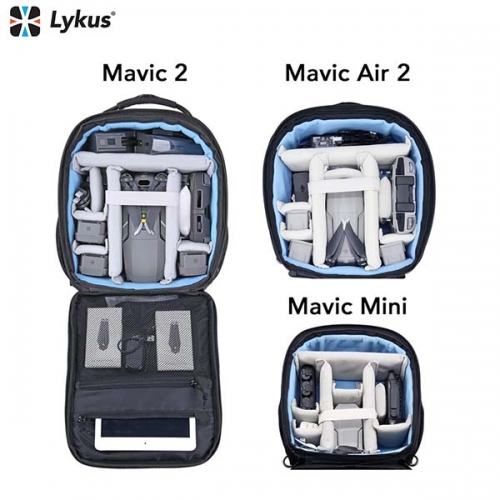 매빅에어2 악세사리 백팩 보호 전용 케이스 가방 숄더백 Lykus M1 Travel Backpack for DJI Mavic Air 2
