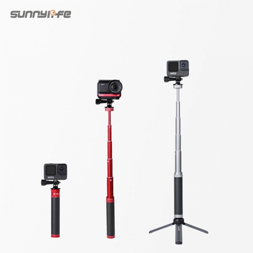 액션캠 티타늄 삼각대 셀카봉 확장스틱 GoPro9 OM4 Osmo Pocket Extension Rod