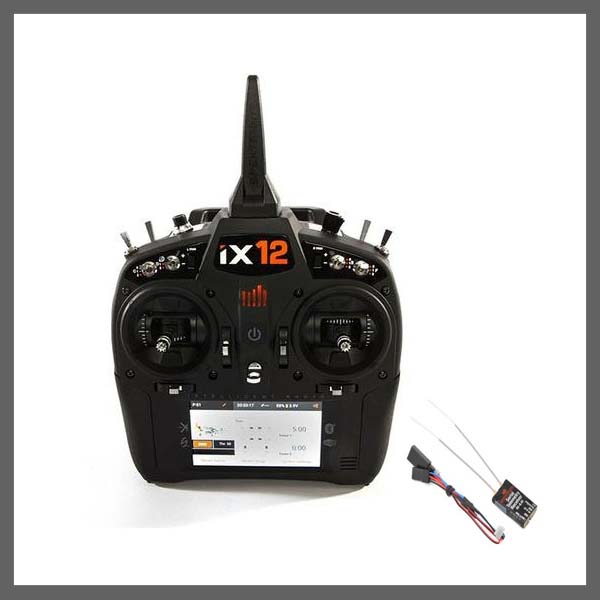 스펙트럼 iX12 조종기 Spektrum iX12 12-Channel DSMX Transmitter+SPM4649T DSMX Quad RaceSerial Receiver w/Telemtry