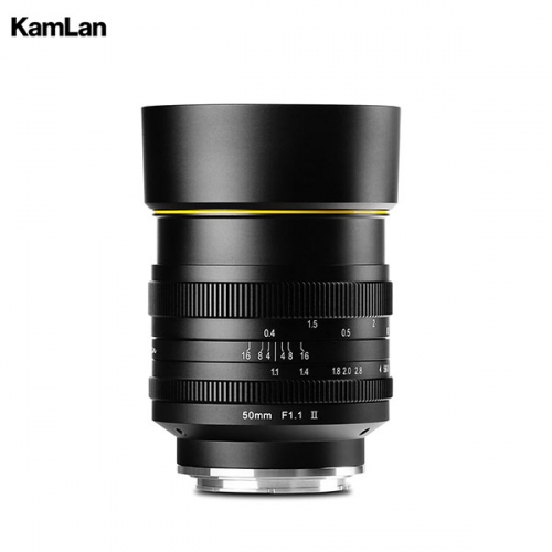 캄란 카메라 수동 렌즈 전용 후지 소니 캐논 kamlan 50mm f 1.1 mk2 for Canon EOS-M Fuji X Sony E