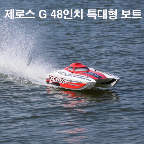 PROBOAT 제로스G 특대형 보트 48인치 Catamaran RTR Zelos G 48" Gas Powered Catamaran RTR