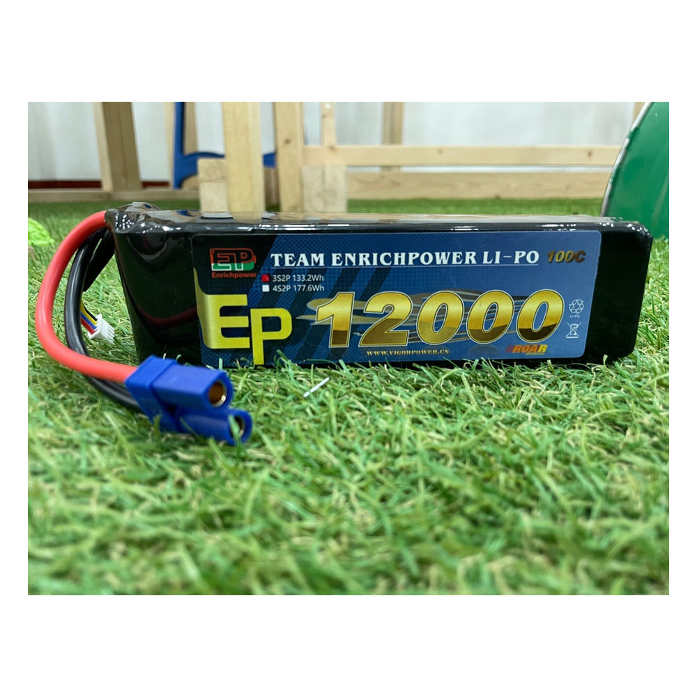 3셀 리포배터리 EP파워 12000mAh 11.1V 100-180C (EC5잭)