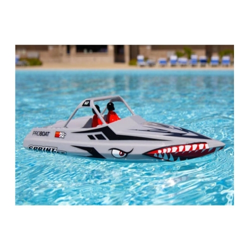 Sprintjet 9-inch Self-Right Jet Boat RTR Silver 프로보트