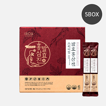 발효홍삼진 프리미엄(15gX30포)-5박스