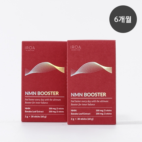 이로아 NMN 부스터 6개월(12박스)+부스터6