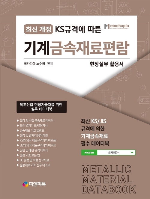 최신 개정 KS규격에 따른 기계금속재료편람