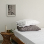 1+1 코튼렛 순면 화이트 호텔식 자루형 베개커버