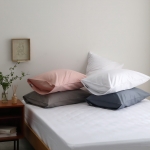 1+1 코튼렛 순면 화이트 호텔식 자루형 베개커버