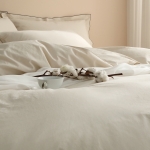 코튼렛 호텔침구 광폭 고밀도 순면 16수 바이오워싱 광목 이불커버 세트 SS