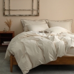 코튼렛 호텔침구 광폭 고밀도 순면 16수 바이오워싱 광목 이불커버 세트 SS