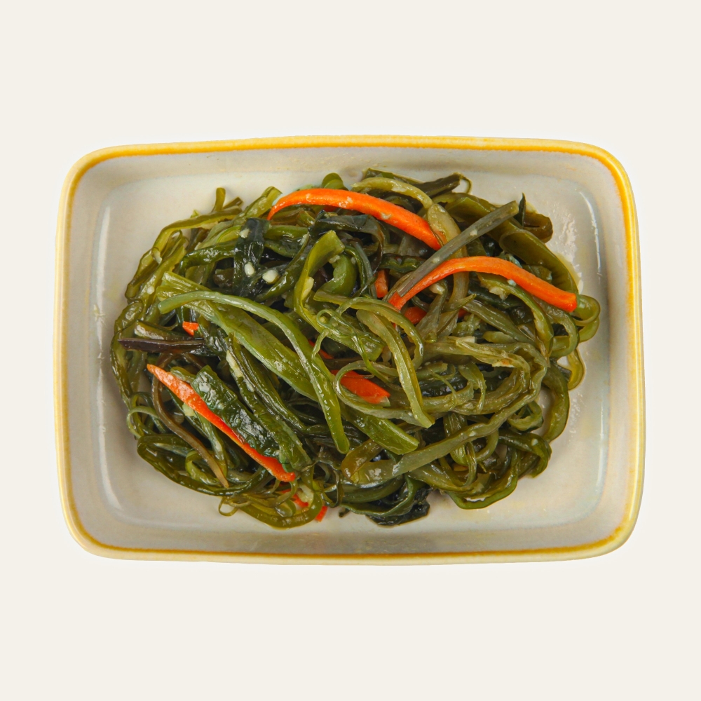 7세 아들 면치기하는 미역줄기볶음