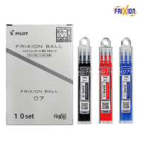 파이롯트 프릭션 노크 단색 볼펜 리필심 0.7mm(3본입) 10개