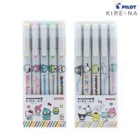 파이롯트 키레나 산리오 형광펜 5색세트 KIRENA 트윈형광펜