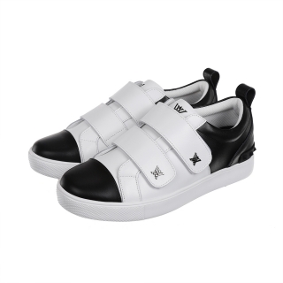 M Color Block Double Velcro Sneakers_BK