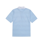 Whim Diagonal Pattern Shirt_Sky blue