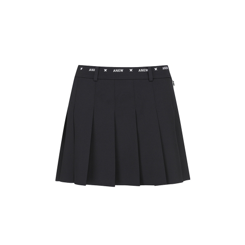 어뉴골프 여성 MIDDLE LENGTHL PLEATED 스커트_BK