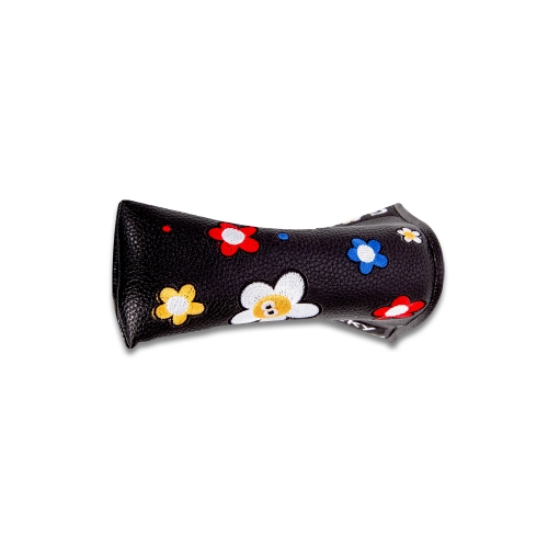 flower straight putter cover_black