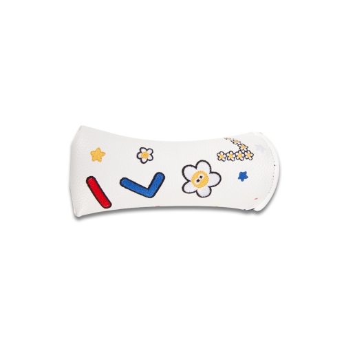 love straight putter cover_white