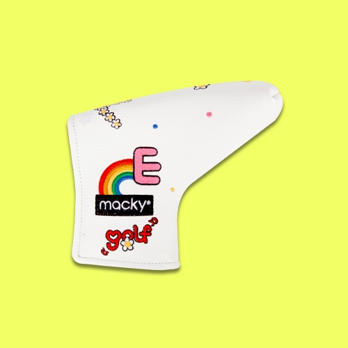 love straight putter cover_white