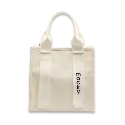 canvas tote bag_white