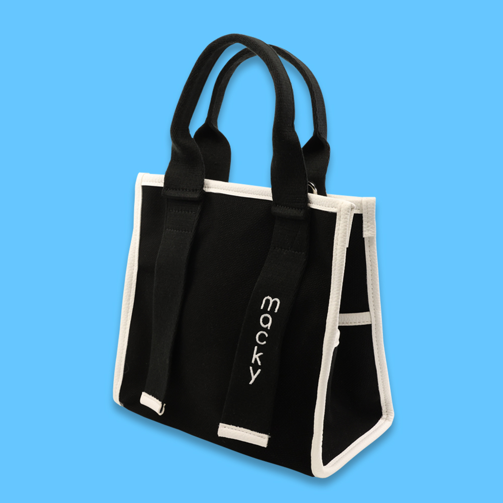 canvas tote bag_black