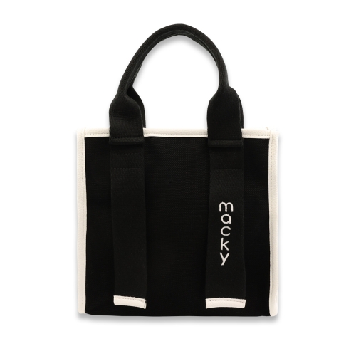 canvas tote bag_black