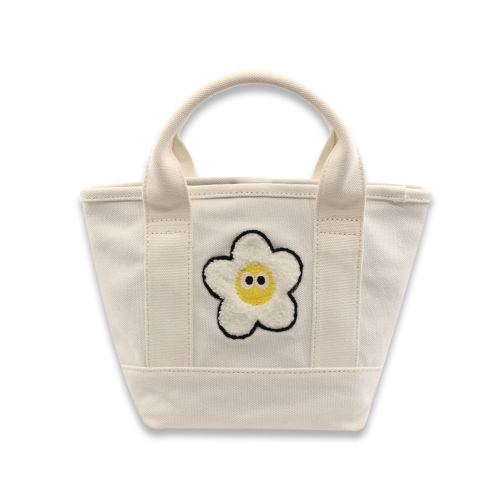 good luck tote bag_white