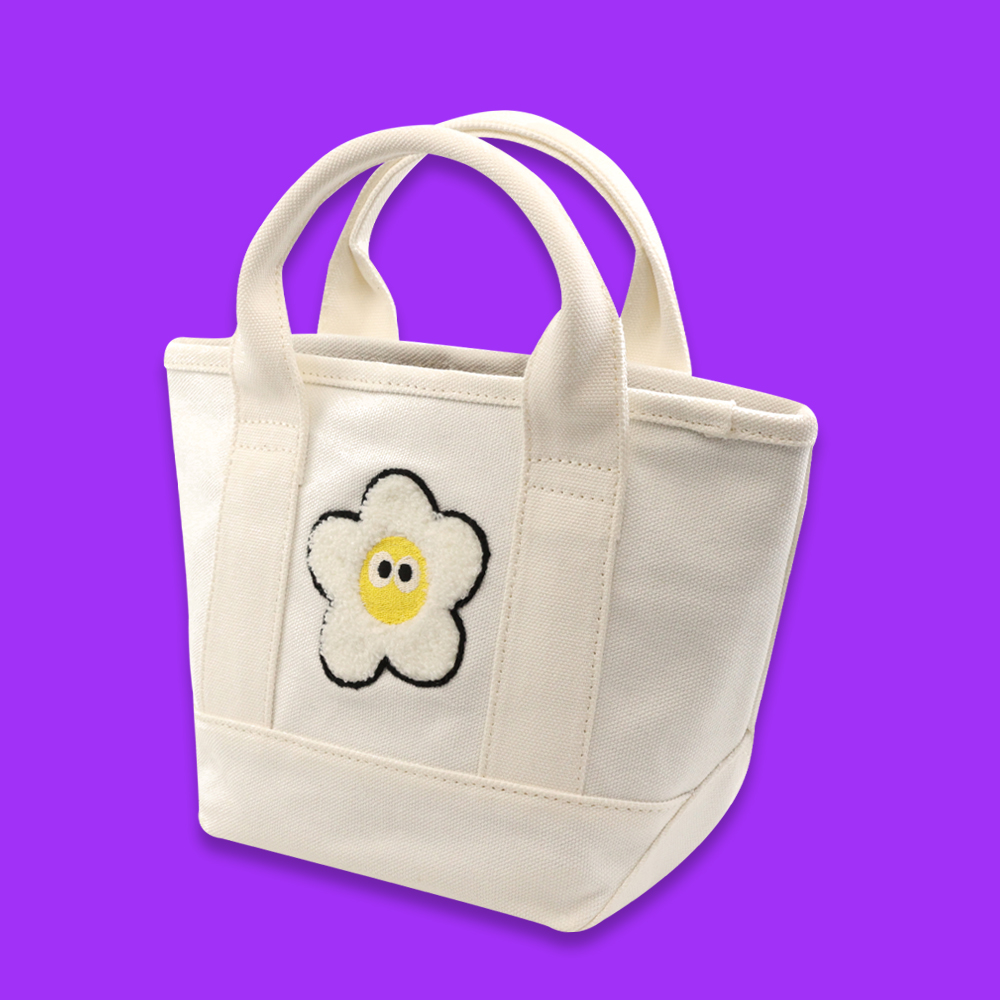 good luck tote bag_white