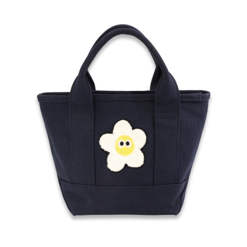 good luck tote bag_navy