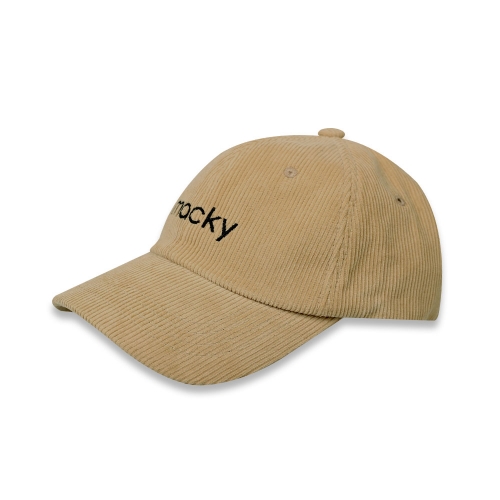 corduroy ball cap_beige