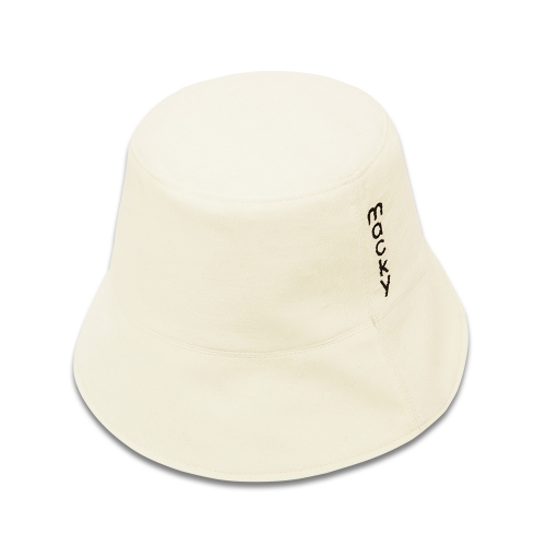 corduroy bucket hat_white