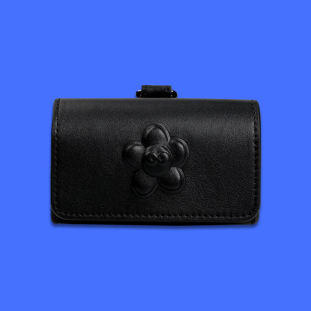 silly logo ball case_black