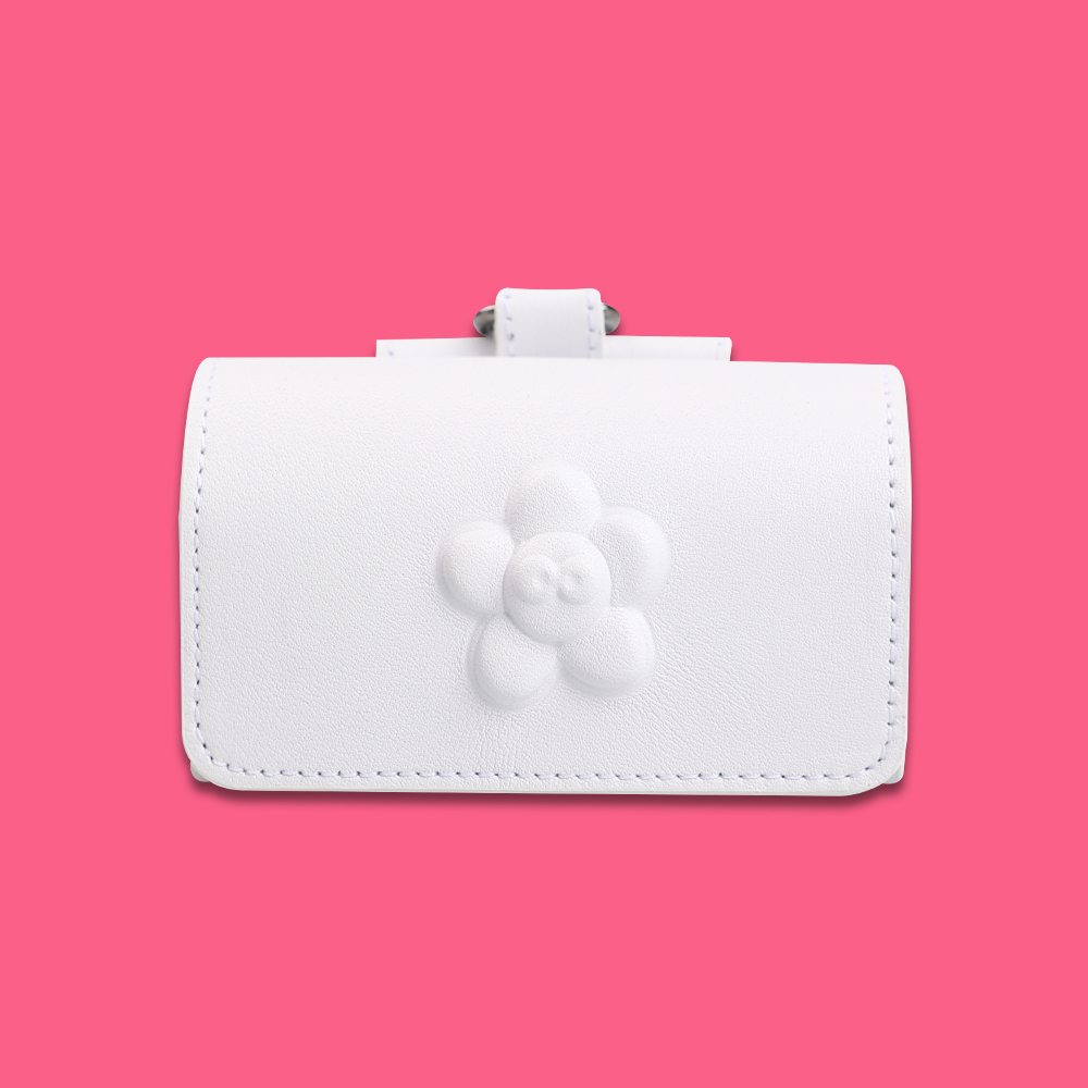 silly logo ball case_white