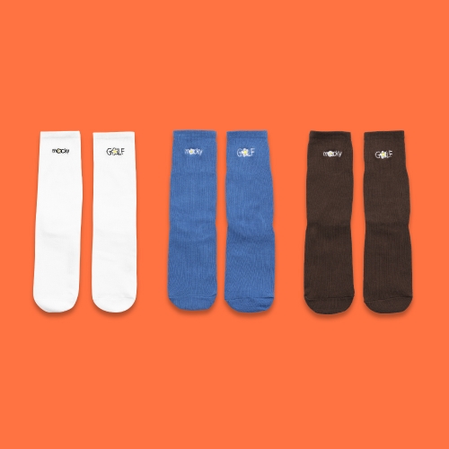 signature logo socks