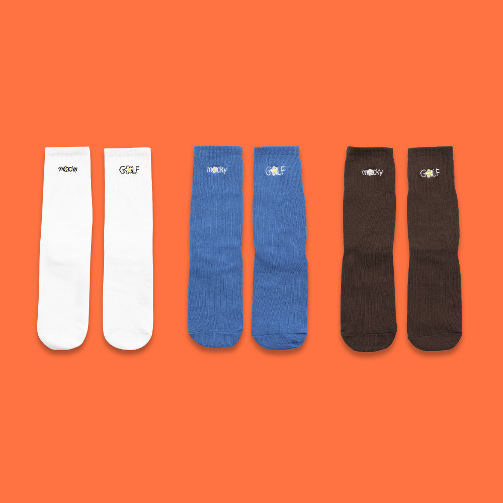 signature logo socks