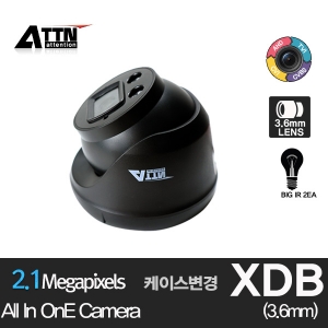 XDB[200만화소] AHD/TVI/CVI/SD  주/야간 감시 실내용 카메라 Big IR LED