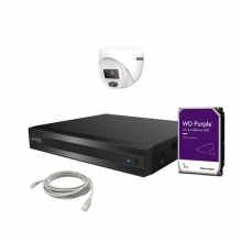 D-1 간편설치 NVR PoE Full HD 210만화소 1SET 풀패키지 보안용 HDD포함TN-HDFP_Lite + TITDx 1