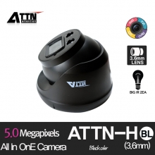 ATTN-H [500만화소] AHD/TVI/CVI/SD 돔 카메라 3.6mm 블랙 BIG IR 2pcs