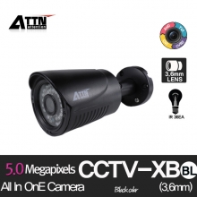 CCTV-XB[500만화소] AHD/TVI/CVI/SD 적외선 소형 카메라 3.6mm 블랙 IR 36pcs