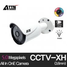 CCTV-XH[500만화소] AHD/TVI/CVI/SD 적외선 중형 카메라 3.6mm  BIG Array IR 6pcs