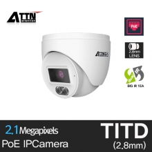 [ TITD ] IP POE [200만화소] 적외선 돔 카메라 2.8mm Array Big IR 1pcs, 듀얼라이트 적용!
